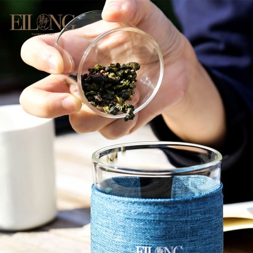 일롱 미니 포터블 커피 차통 - 블루