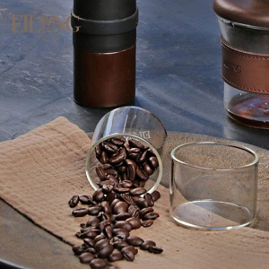 일롱 미니 포터블 커피 차통 - 화이트